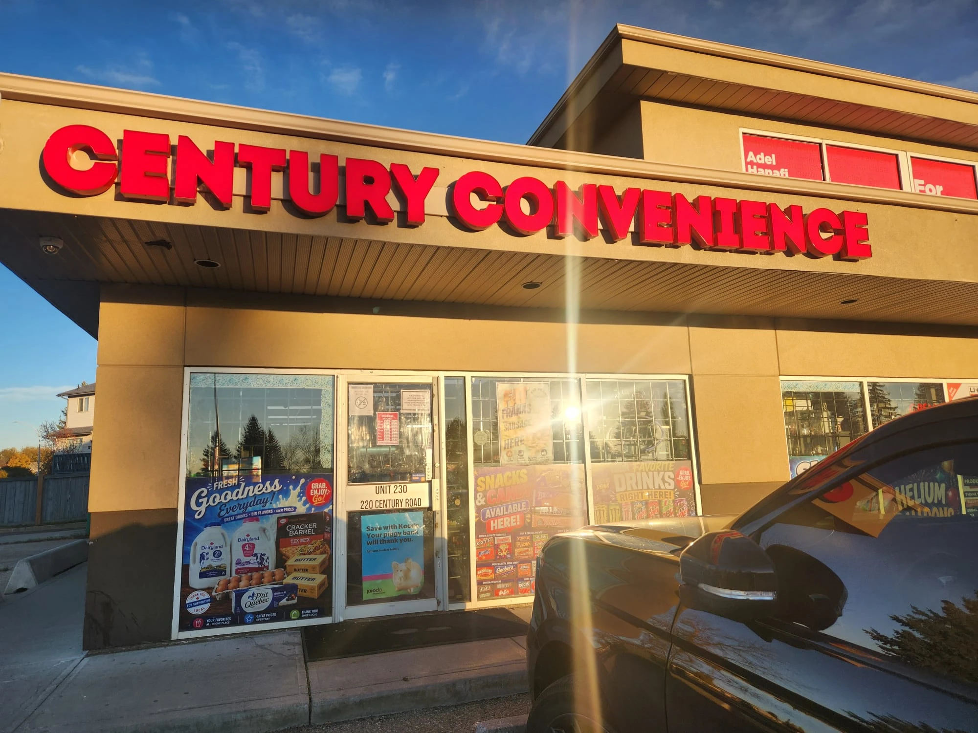 Century Convenience storefront, 234 Century Rd, Spruce Grove, AB, T7X 3X7